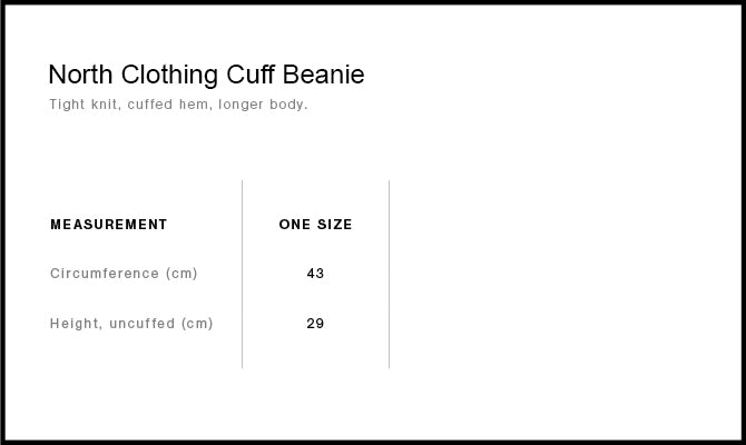 North - Cuff Beanie Cream